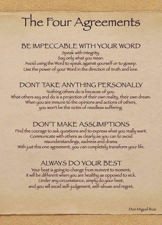 the 4 Agreements